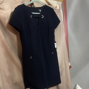 Tommy Hilfiger  Short-Sleeve Mini Dress with Ring Detail-888